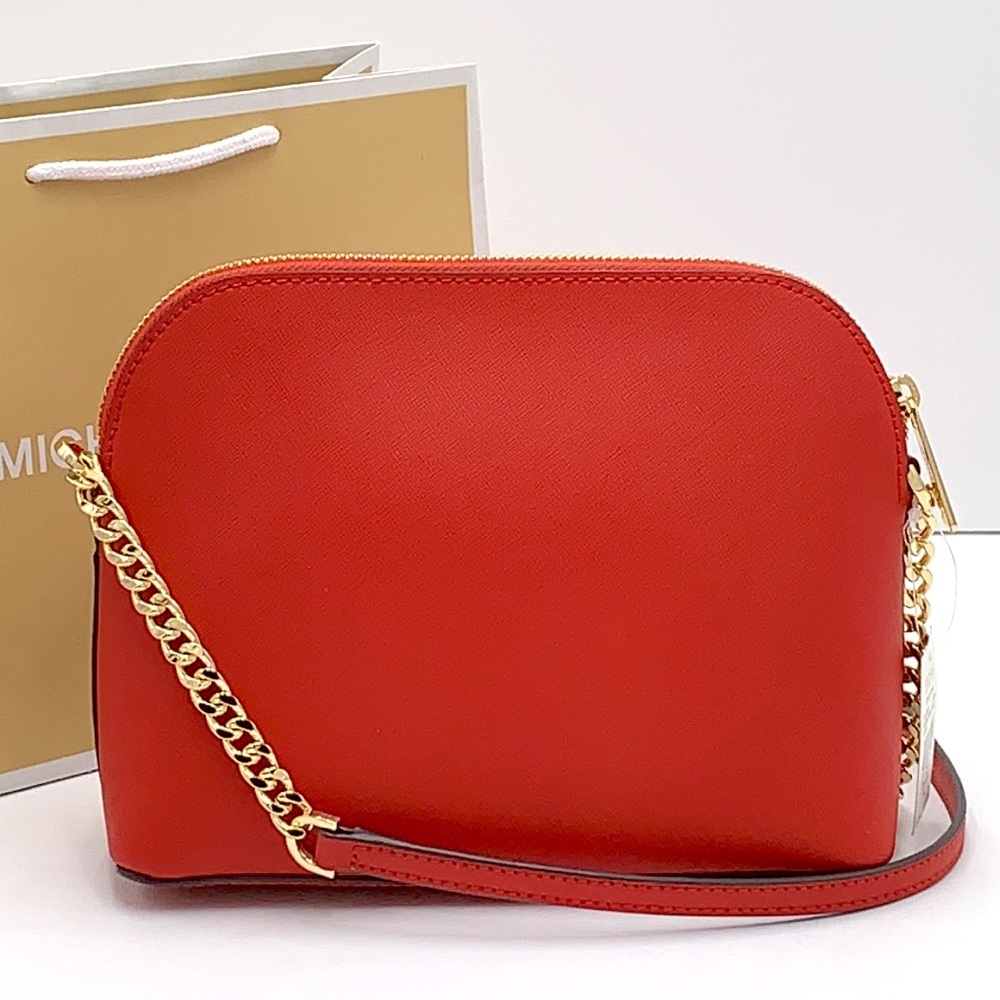 MICHAEL KORS
Jet Set Travel Medium Logo Dome Crossbody Bag FLAME COLOR - Picture 3 of 15